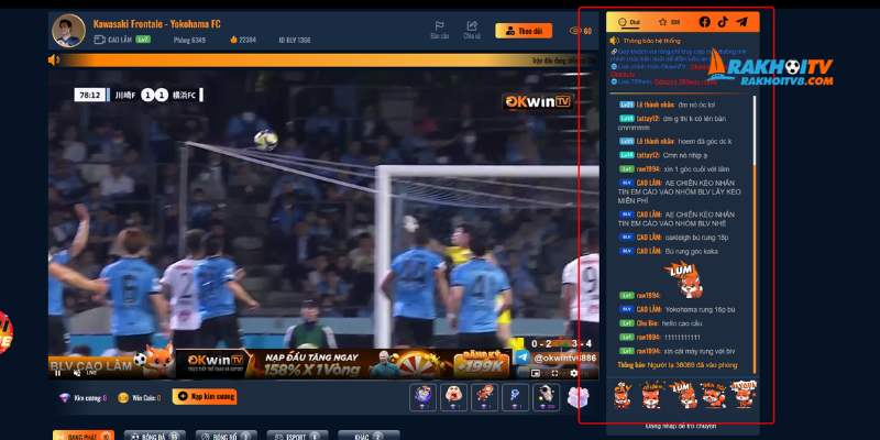 Các tính năng tương tác cộng đồng của Rakhoi TV