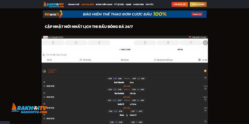 Tỷ Lệ Kèo - Hướng dẫn xem và phân tích chuyên gia Rakhoi TV